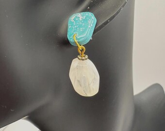 Metal Free Post Dangle Earrings