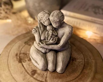 Escultura de bebé ángel – Estatua conmemorativa de la pérdida, recuerdo del duelo, recuerdo del aborto espontáneo