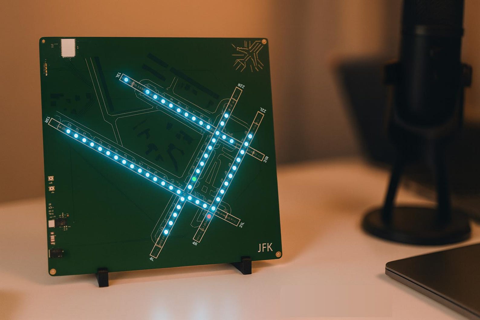 JFK Runways - Live LED Maps - Etsy