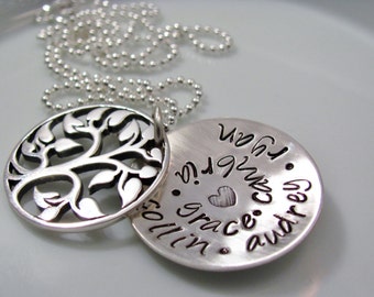 Hand Stamped NECKLACES