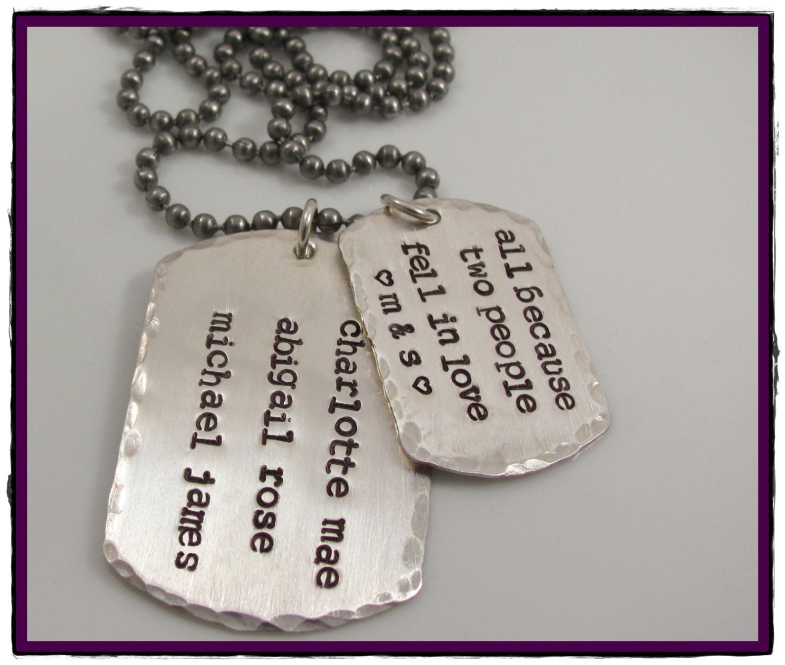 Large and Small DOG TAGS Personalized With Any Etsy