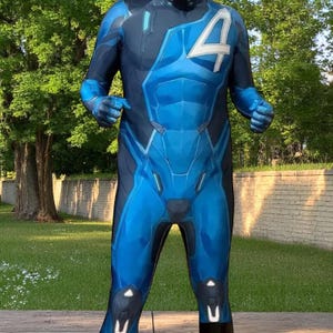 Fantastic Four Cosplay Costume – Modern Superhero Zentai Suit – Mr. Fantastic Costume – Mr. Fantastic Cosplay – Reed Richards Cosplay