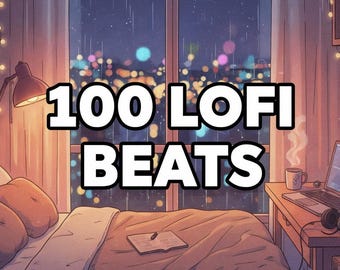 Paquete de 100 ritmos lofi (Vol. 2) / Música relajante de fondo lofi hip hop (sin regalías)