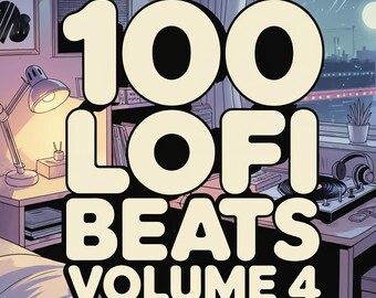 Paquete de 100 ritmos lofi (Vol. 4) / Música relajante de fondo lofi hip hop (sin regalías)
