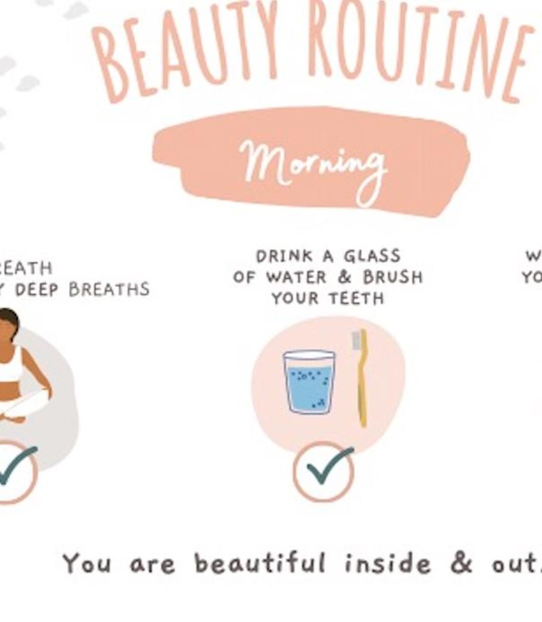 Tween Girls Health & Hygiene Daily Routine - Etsy