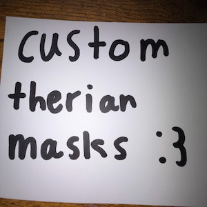 Custom Therian Masks bild 1