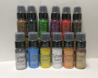Distress Paints- Acrylic Paint Dabbers for Multiple Surfaces