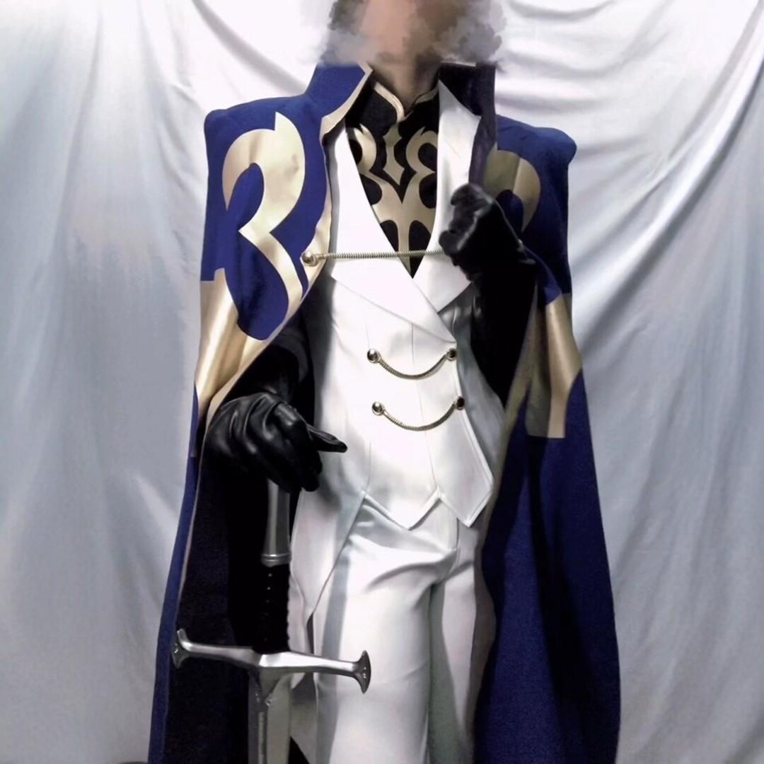 Japan Anime Code Geass Suzaku Kururugi Knight of Seven Cosplay Uniform ...