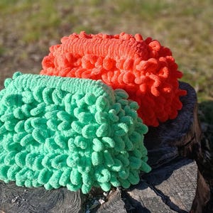 Puffy Bag, Handmade Purse, Puffy Clutch, Fashionable Gift, Cozy Bag, Colorful Bag,  Women Bag, Teddy Clutch Bag