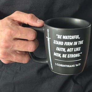 Men’s Christian Coffee Mugs (14oz.)