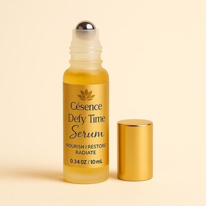Defy Time Serum: Anti-Aging Glow Facial Oil with Jojoba, Castor & Frankincense. image 5