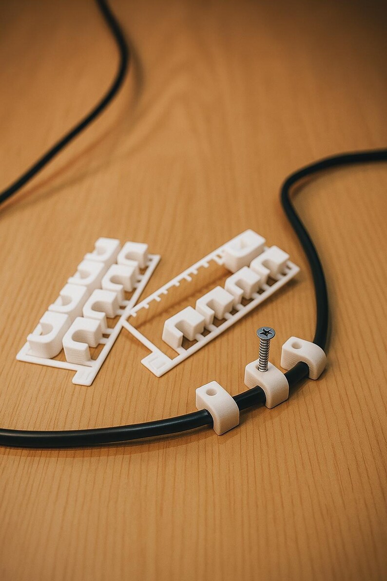Wire Stacker Clips Cable Clips | 3D Printed Wire Organizer | Wall Cable Holder | Wire ...