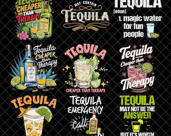 Lot tequila moins cher qu'une thérapie PNG, L'été Png Cinco de Mayo Png Humour adulte Png Boire Png Drôle d'été Png