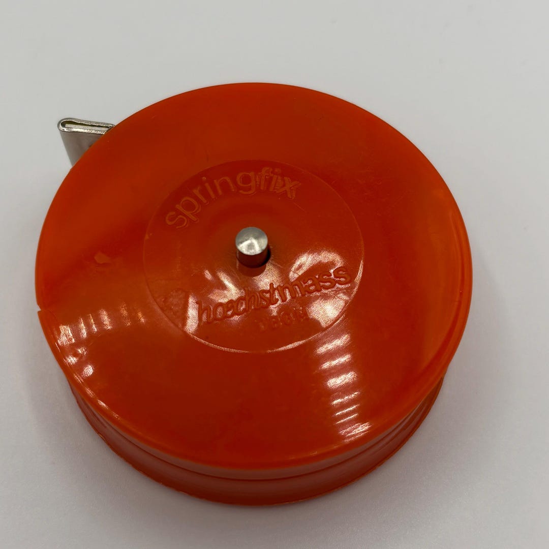 Vintage Tailor's Tape Measure 1.5 M Springfix Hoechstmass | Retractable ...