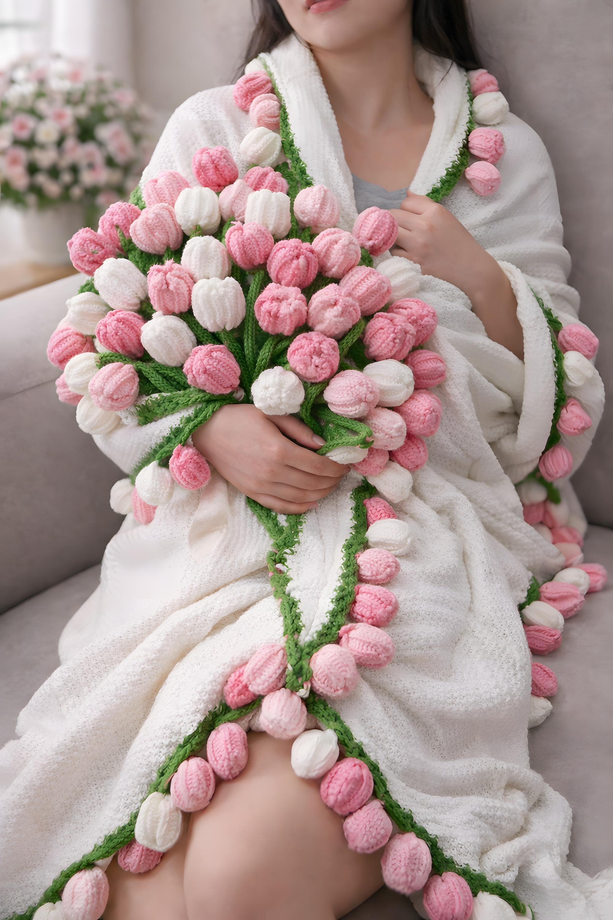 花束ブランケット - Etsy 日本
