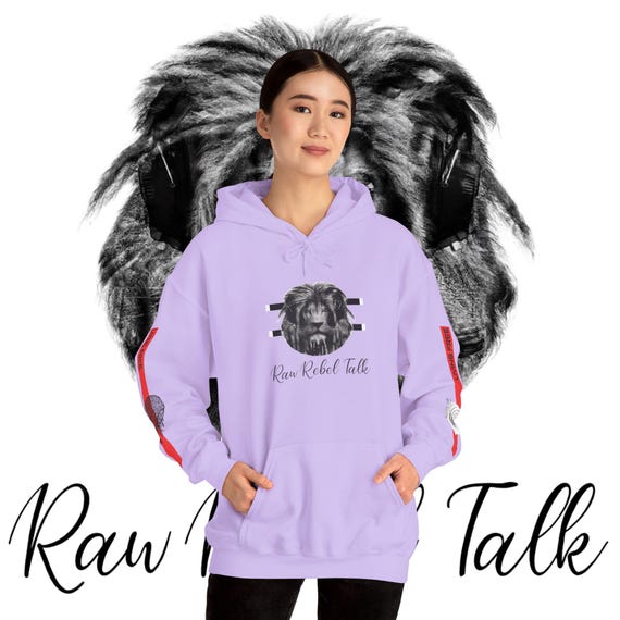 Raw Rebel Talk Hooded Sweatshirt
