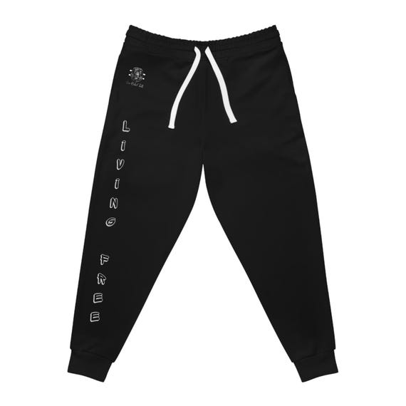 Raw Rebel Talk Athletic Joggers (Black)