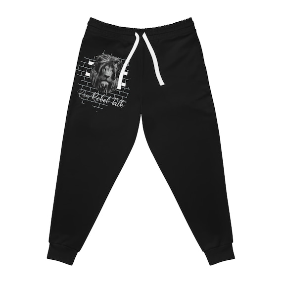 Raw Rebel Talk Logo Athletic Joggers
