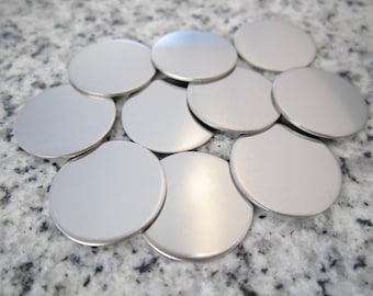 Lot of 5 20 Gauge 2" Stainless Steel #4 Discs 