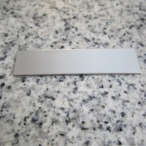 1/2&quot; x 2&quot; LASER CUT 22g Stainless Steel Blanks for Leather Bracelets LBB04-16