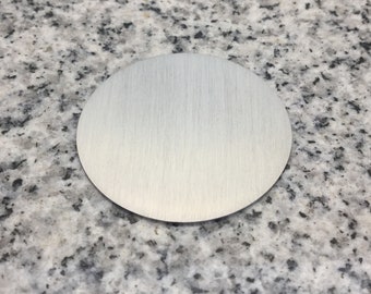 LASER CUT MAGNETIC 1 1/2&#39;&#39; (38mm) Round Disc Blank, 22g Stainless Steel - LMR12