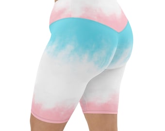 High-Waisted Biker Shorts: Recycled Polyester Blend, Phone Pocket