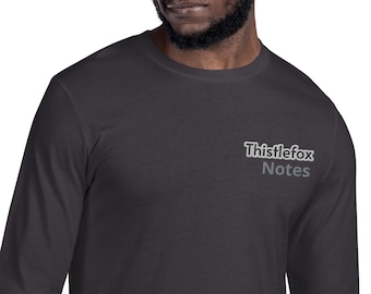Men’s Long Sleeve Fitted Crew Neck Shirt – Soft Cotton Top