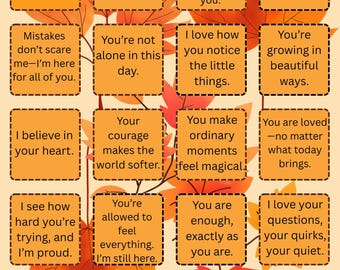 Mini Love Notes for the Lunchbox – Printable Affirmation Cards for Kids & Caregivers