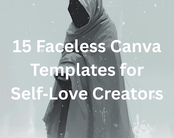 15 Faceless Canva Templates: Self-Love Reels & Carousels