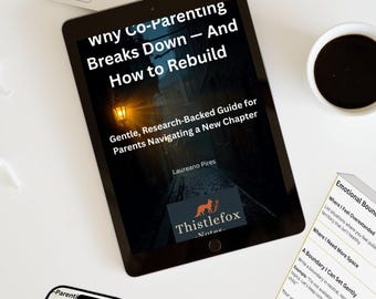 Co‑Parenting Reset Guide (3‑Part PDF Set) • Worksheets, Templates & Asterfox Illustrations