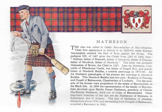 matheson tartan kilt