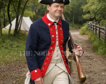 大陸軍ウールコート：1770年代の独立戦争再現コスチューム - Etsy 日本