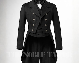 Victorian Frock Coat and Trousers - 1852 Period Costume | Classic 19th Century Regency Gentleman Outfit