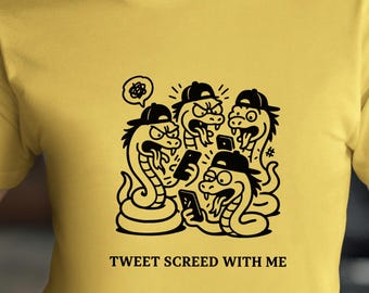 Trampa inte på mig | Parodi-T-shirt | Tweeta Screed med mig