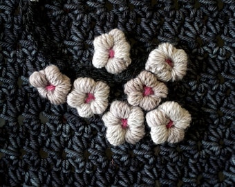 Crochet Pattern — Cherry Blossom Throw, Floral Blanket Afghan — PDF Digital Download