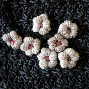 CROCHET PATTERN for Cherry Blossom Throw image 1