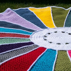 Crochet Pattern Sunburst Afghan image 4