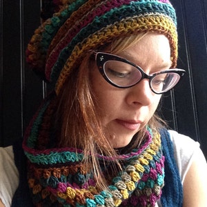 CROCHET PATTERN for Mandala Hat and Cowl Set image 3