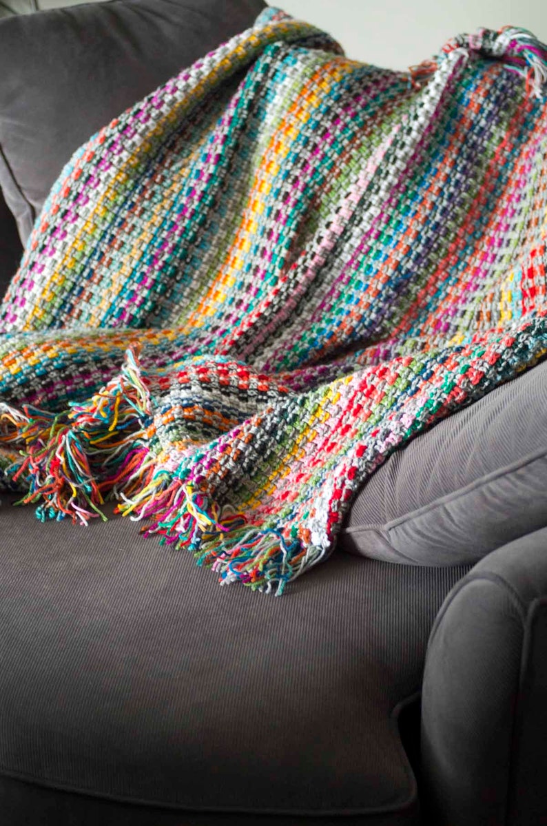 Crochet Pattern for the Pixel Blanket image 1