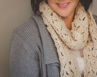 Easy Lace Scarf / Infinity Cowl