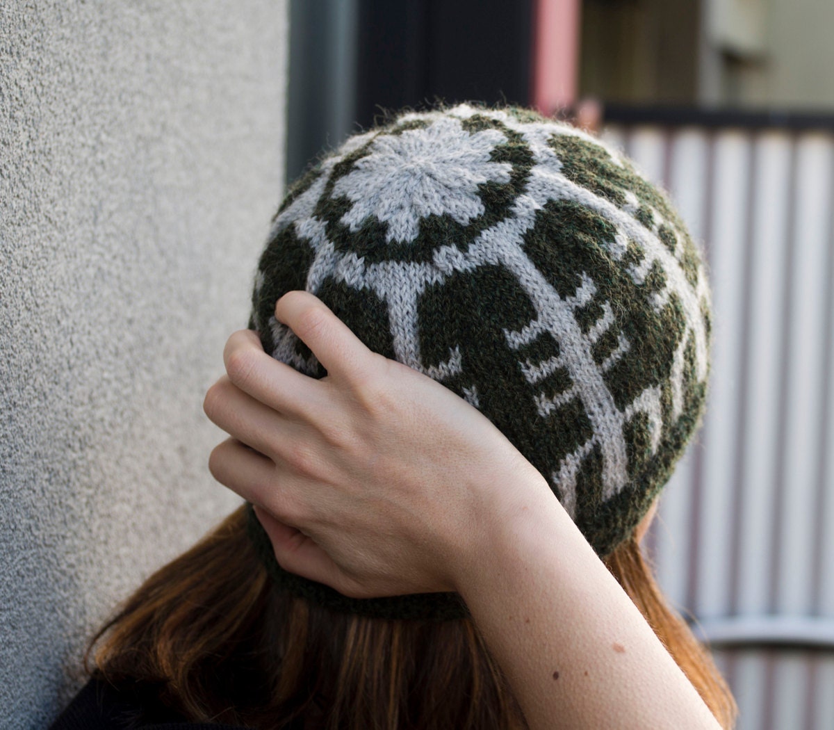 Knitting Pattern — Helm of Awe Hat, Nordic Symbol Toque — PDF Digital ...