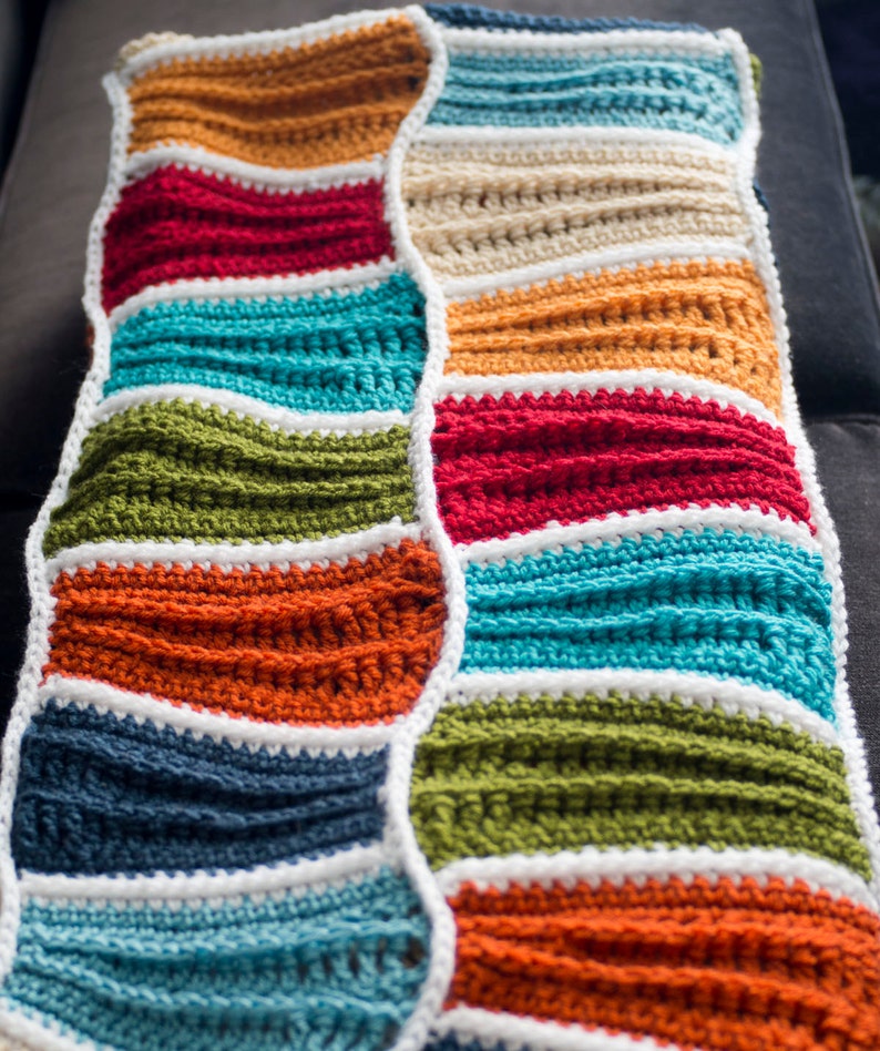 Crochet Pattern for Surf City Beach Blanket image 3