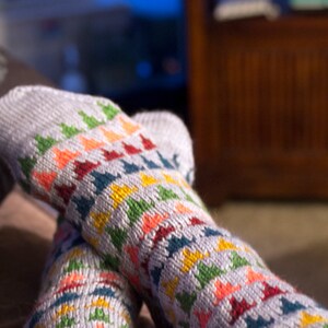 Padrão de tricô para CANDY SOCKS