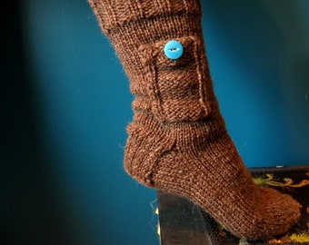 Knitting Pattern for Pocket Socks