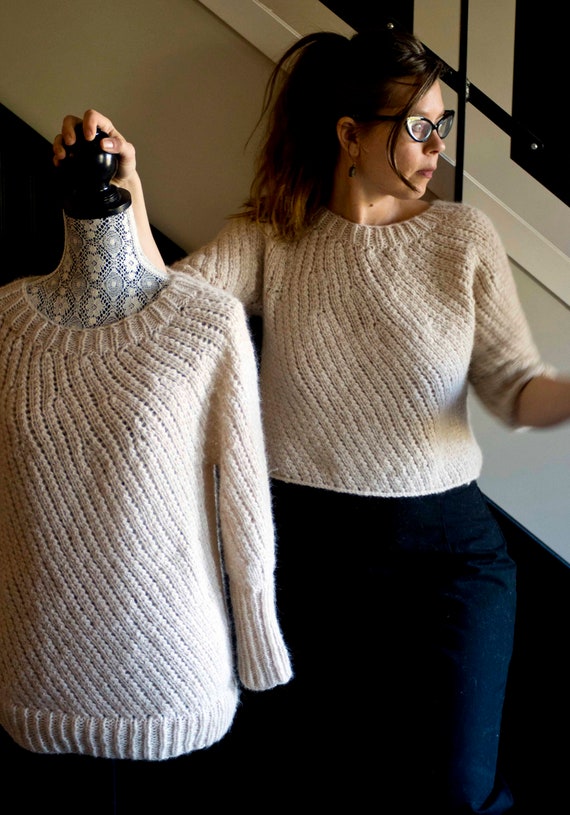 Knitting Pattern for the St. Laurent Sweater - Etsy