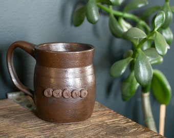 Handmade AWAKE Pottery Mug