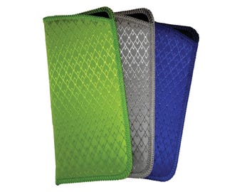 Soft Eyeglass Case, Argyle Pattern, Slim Sunglasses Pouch, Travel Protector