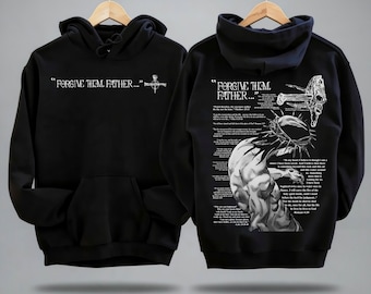 Forgive Them Father Hoodie, Sweatshirt, T Shirt - Bible Verses Shirt, Church Hoodie, Christian Faith Gift for Men