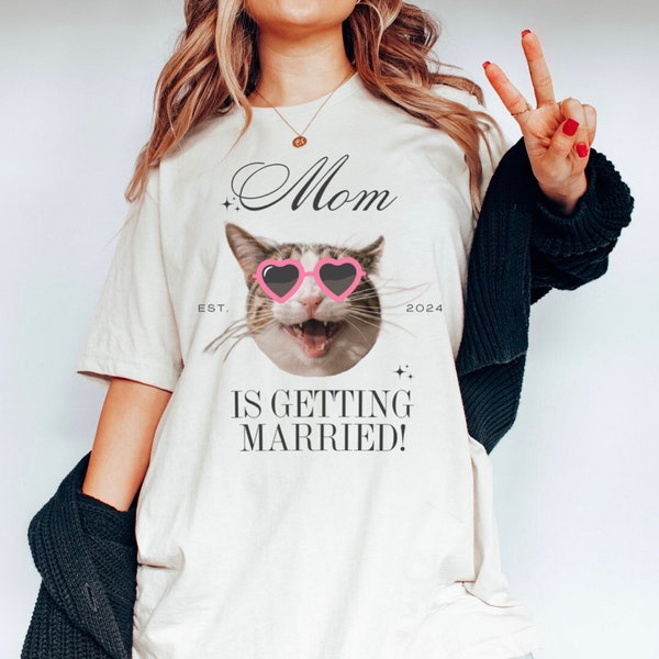 Funny Custom Bride's Cat Bachelorette Shirt - Personalized Bride Shirt, Bachelorette Party Favors, Bridal Party Tees, Bridesmaid shirt