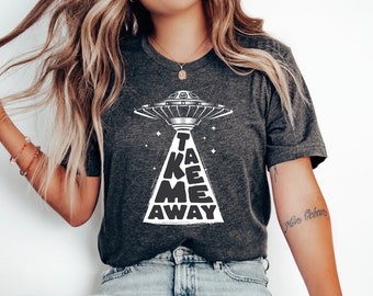 Funny Alien Graphic Tee - Space Lover Hoodie, UFO Alien Shirt, Sci-Fi Spaceship Shirt, Alien Gift, flying saucer top, spacecraft Apparel
